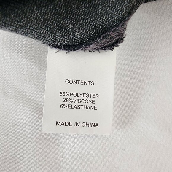 NWT Peace of Cloth Graphite Windowpane Pants - Size XS, Minimalist, Office Wear - Picture 5 of 7